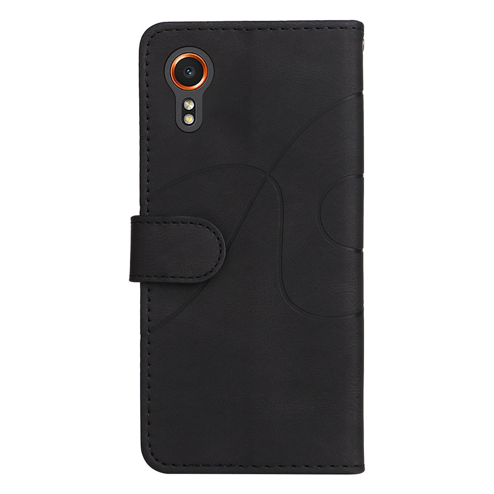 KT Leather Series-1 For Samsung Galaxy Xcover7 Wallet Case Dual-Color Splicing Leather Phone Cover KT Leather Series-1 For Samsung Galaxy Xcover7 Wallet Case Dual-Color Splicing Leather Phone Cover